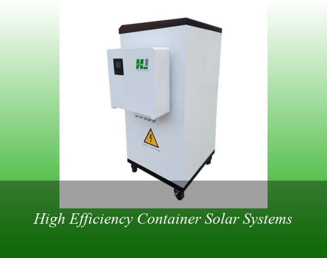 High Efficiency Container Solar Systems
